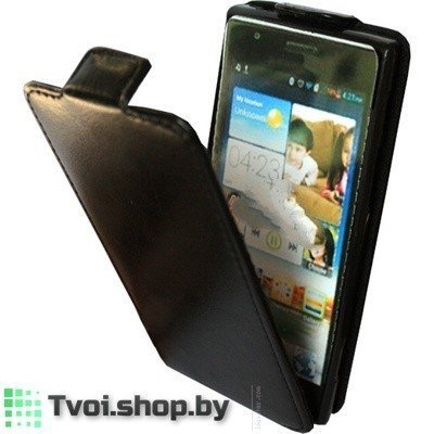 Чехол для LG Nexus 5 (D821) блокнот Experts Slim Flip Case, черный - фото2