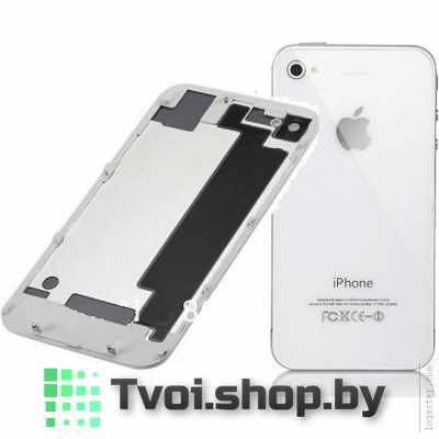 Задняя крышка для Apple iPhone 4 White - фото