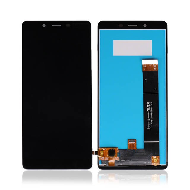Дисплей (экран) для Nokia 1 Plus c тачскрином, черный - фото