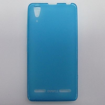 Чехол для Lenovo A6000 (K3) матовый силикон Experts TPU Case, голубой - фото