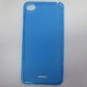 Чехол для Lenovo S90/ Sisley матовый силикон Experts TPU Case, синий - фото