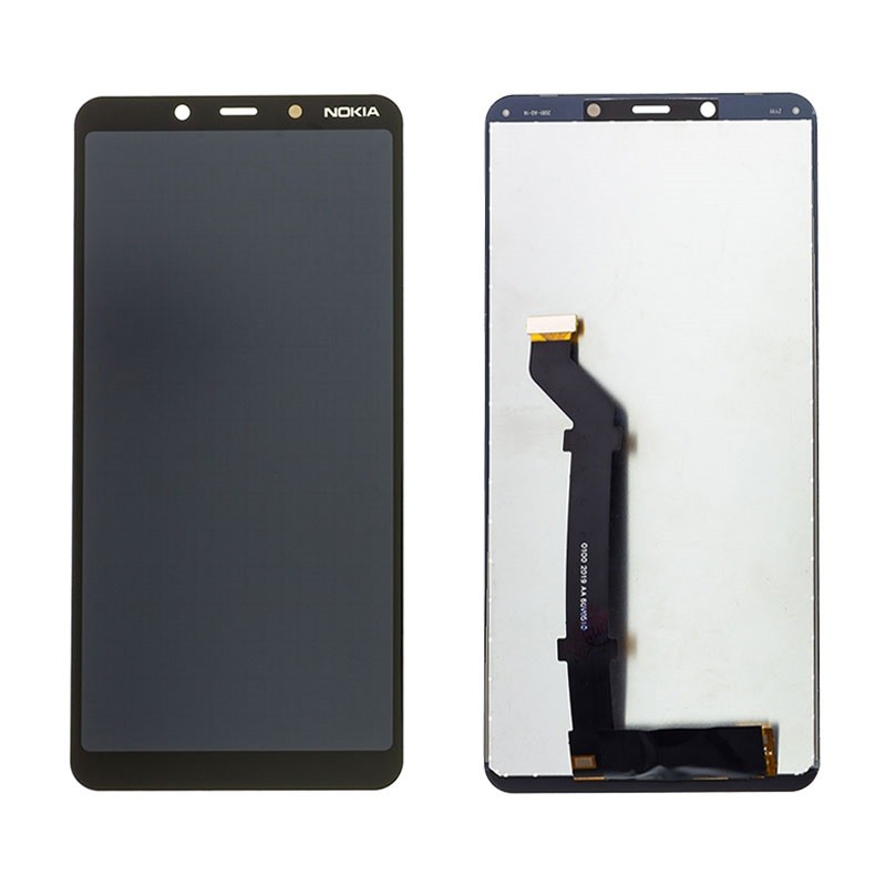 Дисплей (экран) для Nokia 3.1 Plus c тачскрином, черный