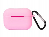 Силиконовый чехол для Apple Airpods Pro, розовый - фото