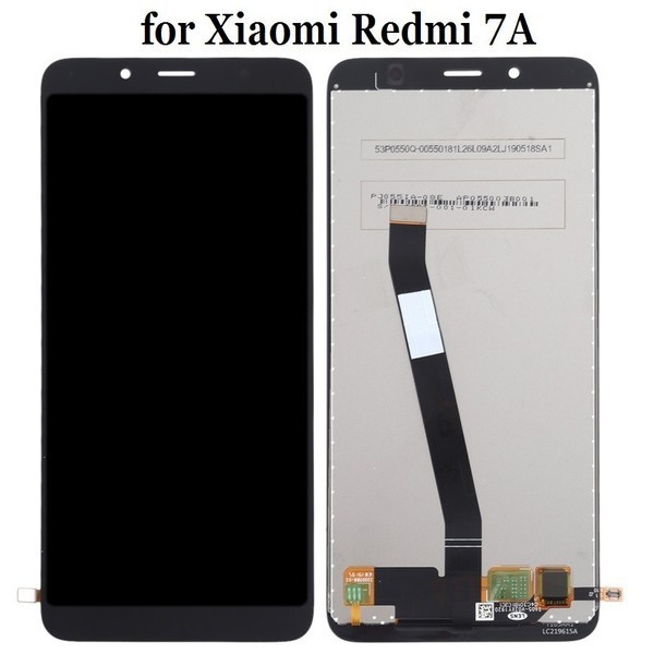 Дисплей (экран) для Xiaomi Redmi 7A c тачскрином, черный - фото