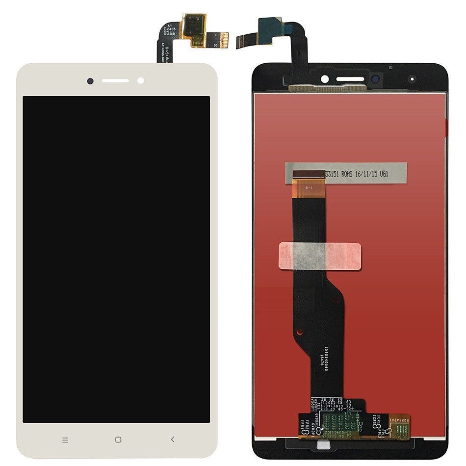 Дисплей (экран) для Xiaomi Redmi Note 4 Global c тачскрином, белый