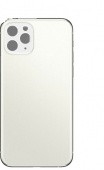 Задняя крышка для Apple iPhone 11 Pro Max (широкое отверстие под камеру), белая - фото