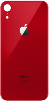 Задняя крышка для Apple iPhone XR (широкое отверстие под камеру), красная - фото