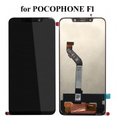 Дисплей (экран) для Xiaomi Pocophone F1 Original c тачскрином, черный - фото