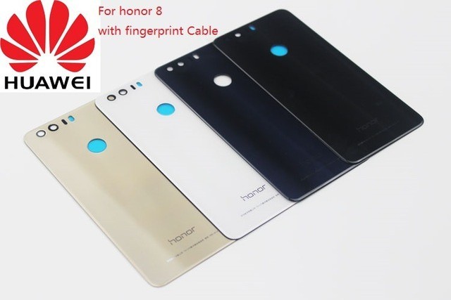 Задняя крышка для Huawei Honor 8 (FRD-AL10), чёрная - фото