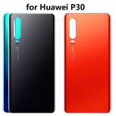 Задняя крышка для Huawei P30 (ELE-L21, ELE-L29), чёрная - фото