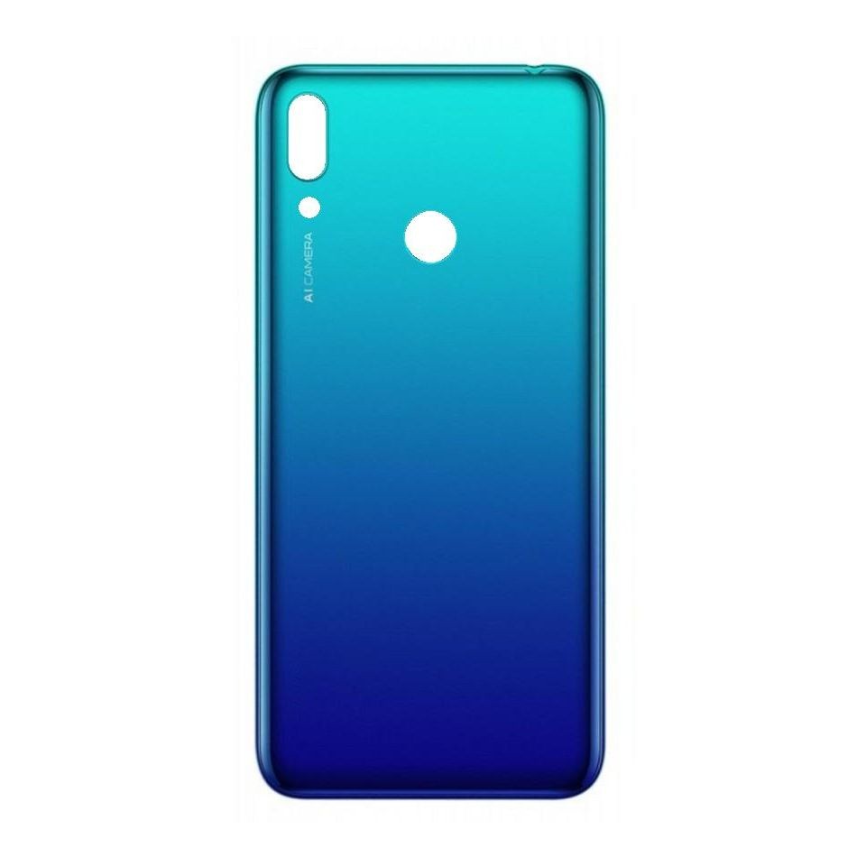 Задняя крышка для Huawei Y7 2019 (DUB-LX1), синяя - фото