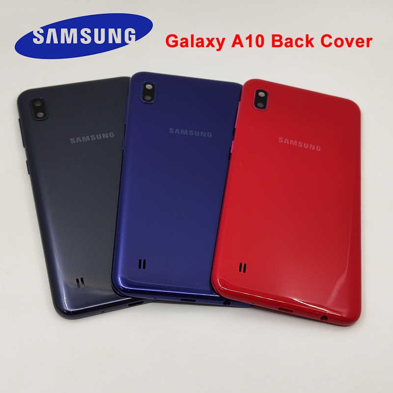 Задняя крышка для Samsung Galaxy A10 (SM-A105), красная - фото