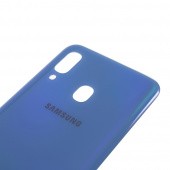 Задняя крышка для Samsung Galaxy A40 (SM-A405), синяя - фото