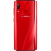 Задняя крышка для Samsung Galaxy A40 (SM-A405), красная - фото