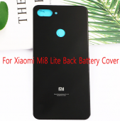 Задняя крышка для Xiaomi Mi 8 Lite, чёрная - фото