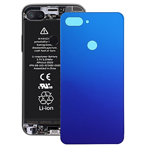 Задняя крышка для Xiaomi Mi 8 Lite, синяя - фото2
