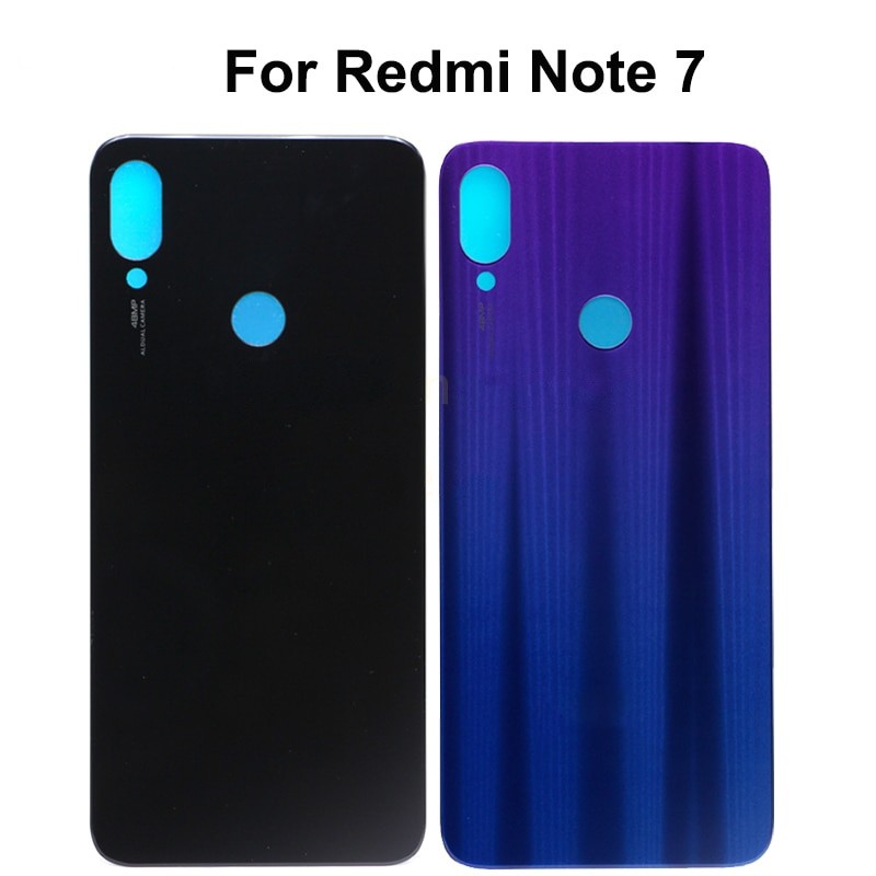 Задняя крышка для Xiaomi Redmi Note 7, синяя - фото2