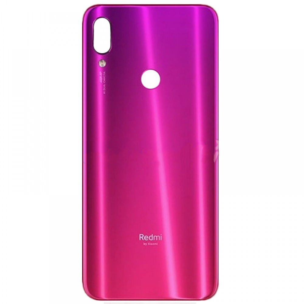 Задняя крышка для Xiaomi Redmi Note 7, розовая - фото