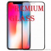 Защитное стекло для Apple iPhone 11 Pro (Premium Glass) с полной проклейкой (Full Screen), черное - фото