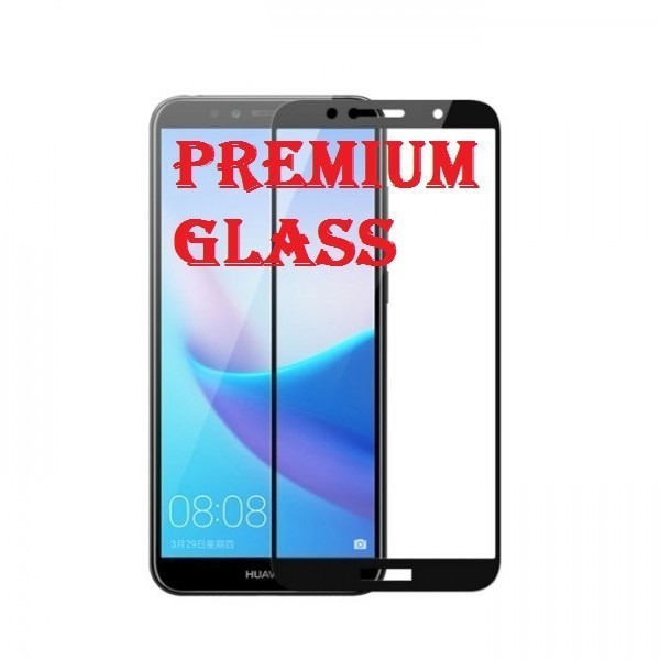 Защитное стекло для Huawei Y5p с полной проклейкой (Full Screen), черное